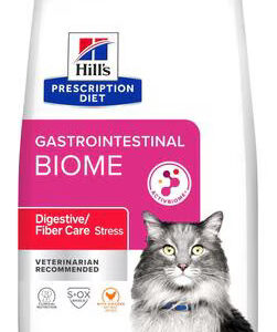 Rx Hill's Prescription Diet Gastrointestinal Biome Stress Digestive/Fiber Care with Chicken Dry Cat Food 8.5 lb bag