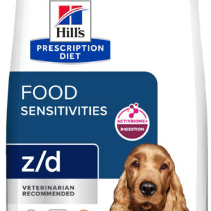 Rx Hill's Prescription Diet z/d Skin & Food Sensitivities Hydrolyzed Chicken Flavor Dry Dog Food 8 lb bag
