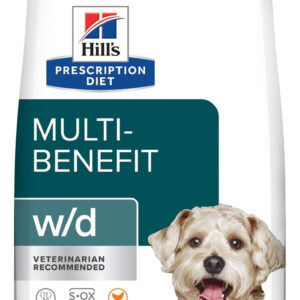 Rx Hill's Prescription Diet w/d Multi-Benefit Chicken Flavor Dry Dog Food, 27.5 lb bag