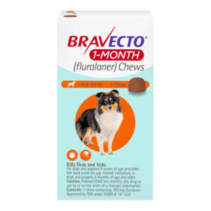 Rx Bravecto 9.9-22lbs