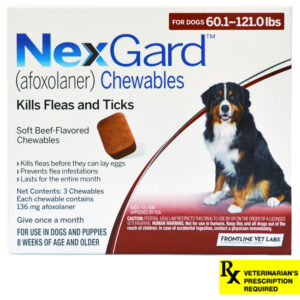 Rx NexGard Dog 60-121.0lbs