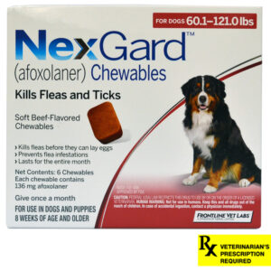 Rx NexGard Dog 60.1-121lbs