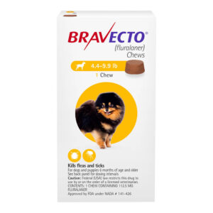 Rx Bravecto 4.4-9.9lbs x 1 chew