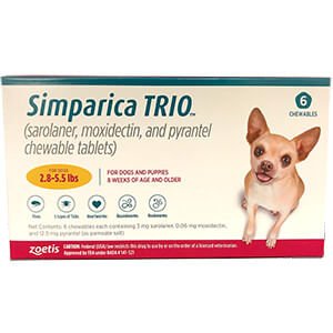 Rx Simparica Trio gold 2.8-5-5lbss