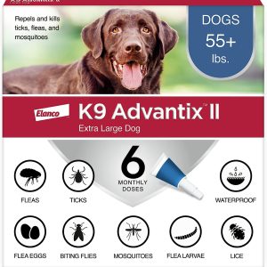 K9 Advantix II, Dogs & Over, 6 pack